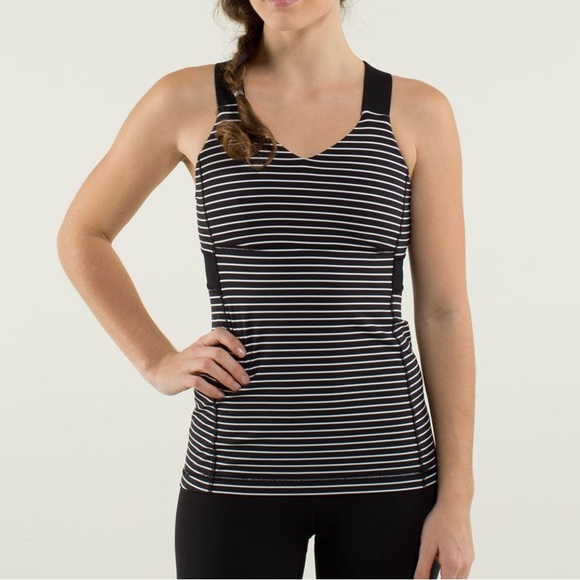 Lululemon Parallel Stripe Speed Tight + Tank - Picture 15 of 15